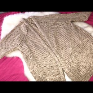 Yeezy inspired beige/ tan cardigan